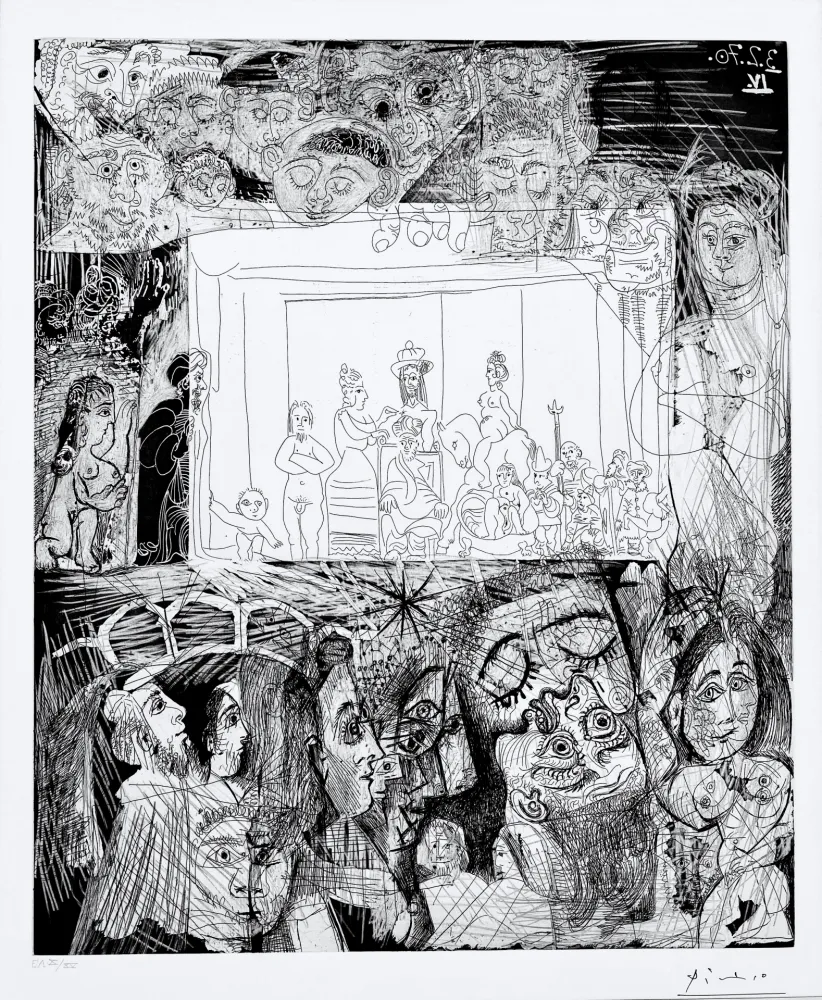 Aguatinta Picasso - Ecce Homo, d'Apres Picasso