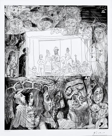 Aguatinta Picasso - Ecce Homo, d'Apres Picasso