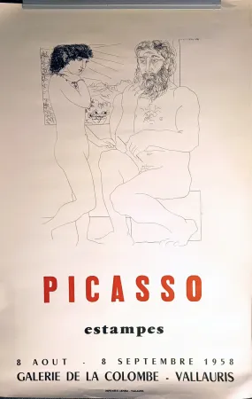 Sin Técnico Picasso - ' estampes ' - Galerie de la Colombe - 06 Vallauris