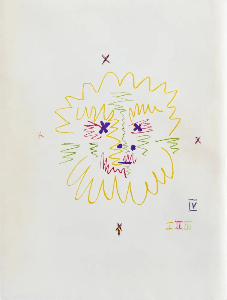 Litografía Picasso - Faune