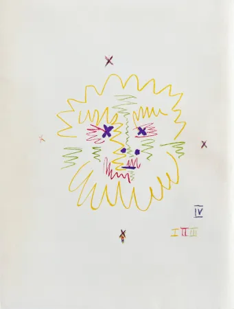 Litografía Picasso - Faune