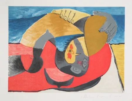 Litografía Picasso - Femme Couchee