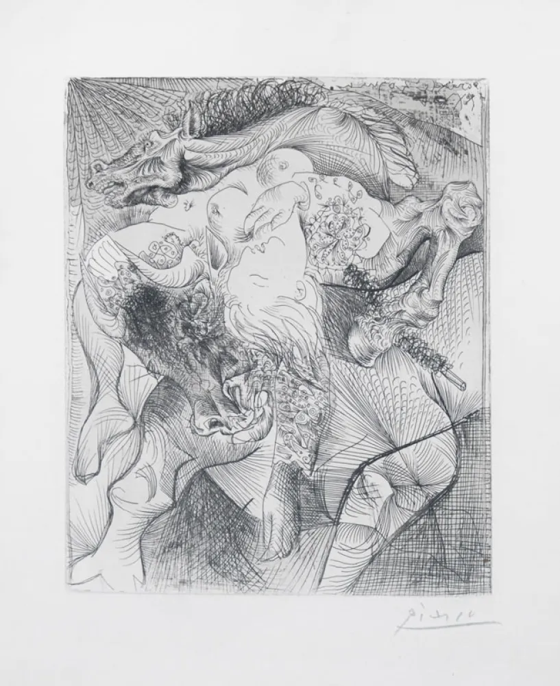 Grabado Picasso - Femme torero II