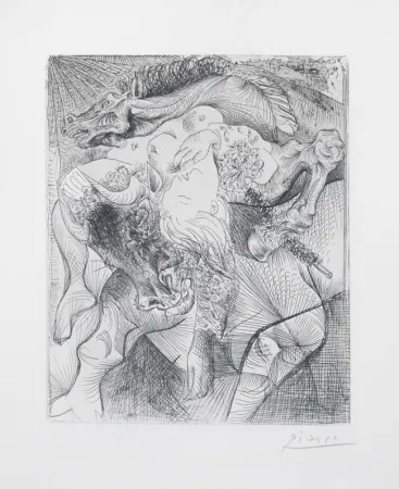 Grabado Picasso - Femme torero II