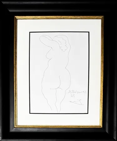 Grabado Picasso - Femme vue de Dos