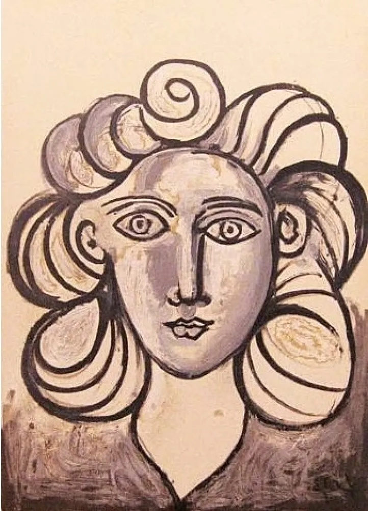 Litografía Picasso - Francoise Gilot 2