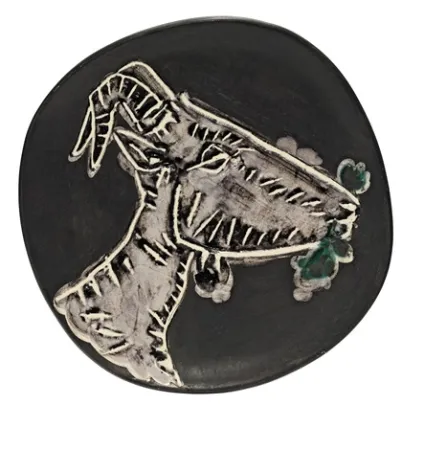 Cerámica Picasso - Goat’s head in profile 