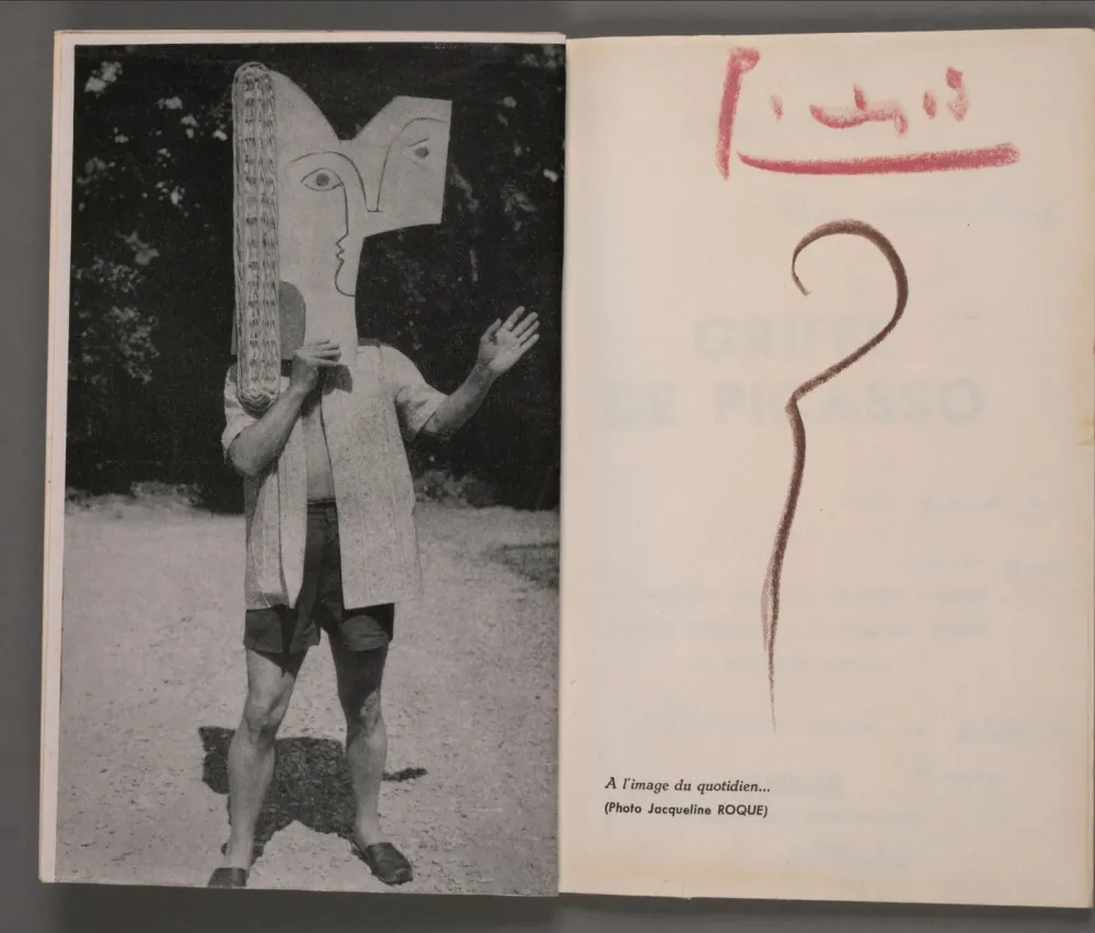Libro Ilustrado Picasso - Griffes de Picasso, 1961 -Signed -Unique 