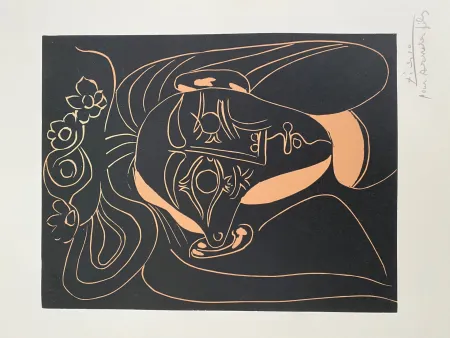 Sin Técnico Picasso - Jacqueline au chapeau a Fleurs I, (Jacqueline in a Flowered Hat I)