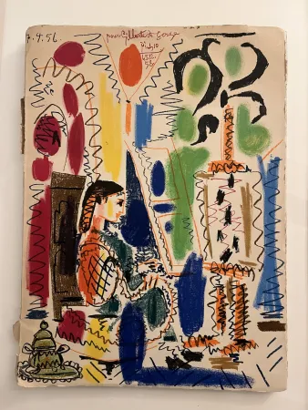 Litografía Picasso - L' ateiler de Cannes