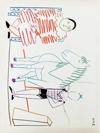 Litografía Picasso - La Comédie Humaine