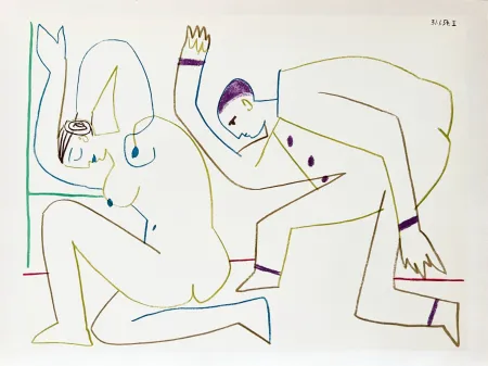 Litografía Picasso - La Comédie Humaine