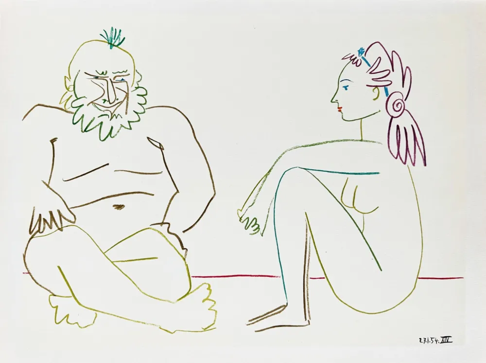 Litografía Picasso - La Comédie Humaine