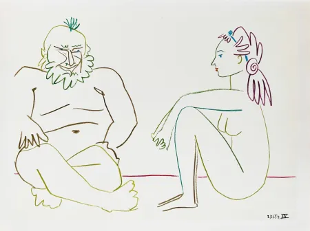 Litografía Picasso - La Comédie Humaine