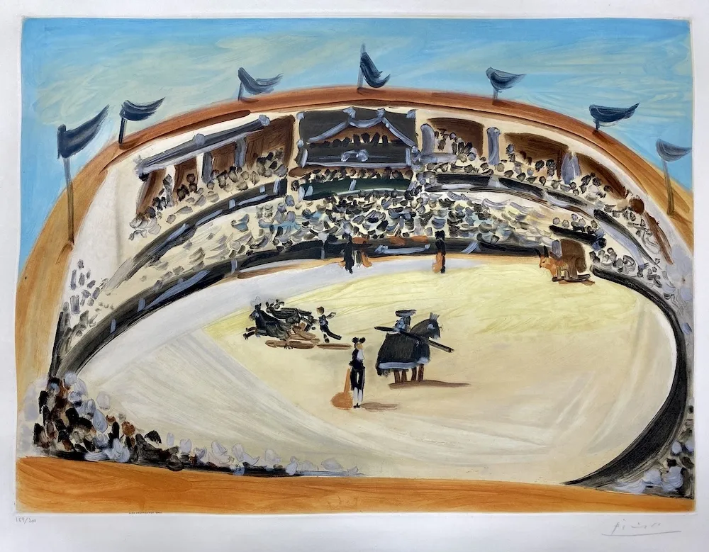 Aguatinta Picasso - La Corrida