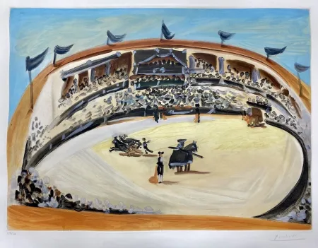 Aguatinta Picasso - La Corrida