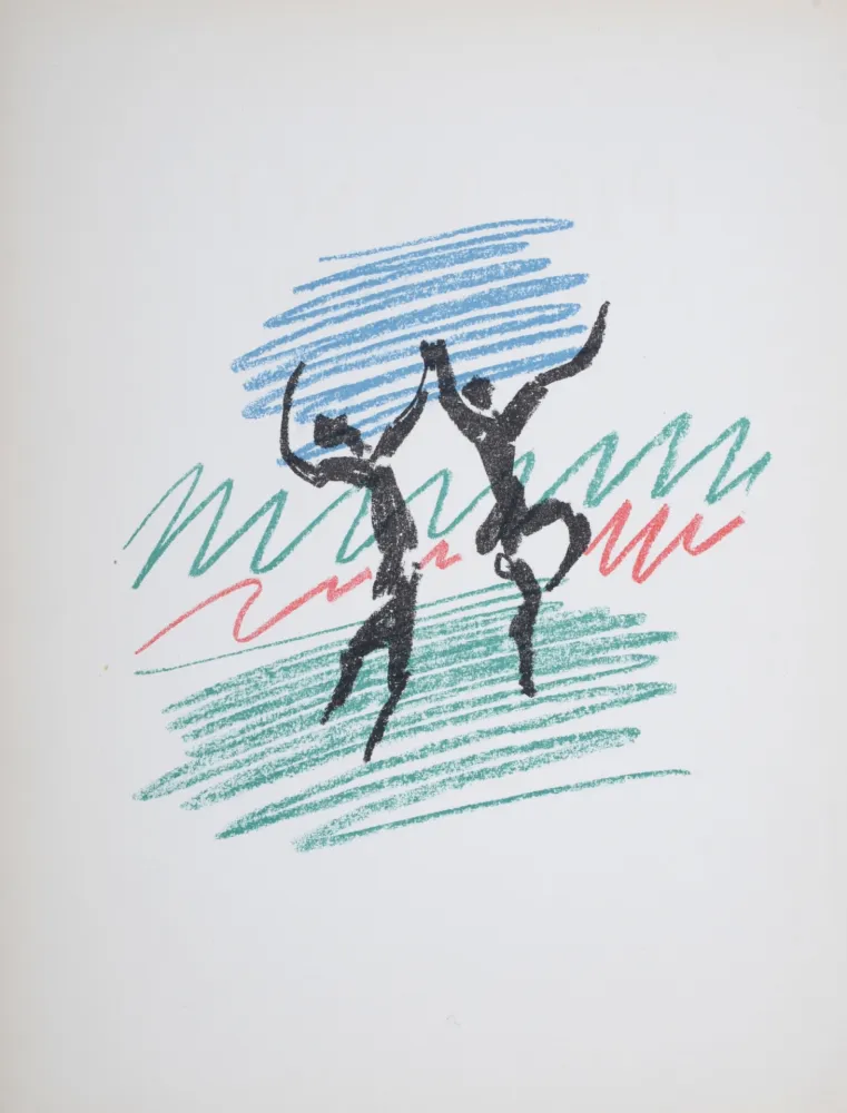 Litografía Picasso - La Danse, 1956