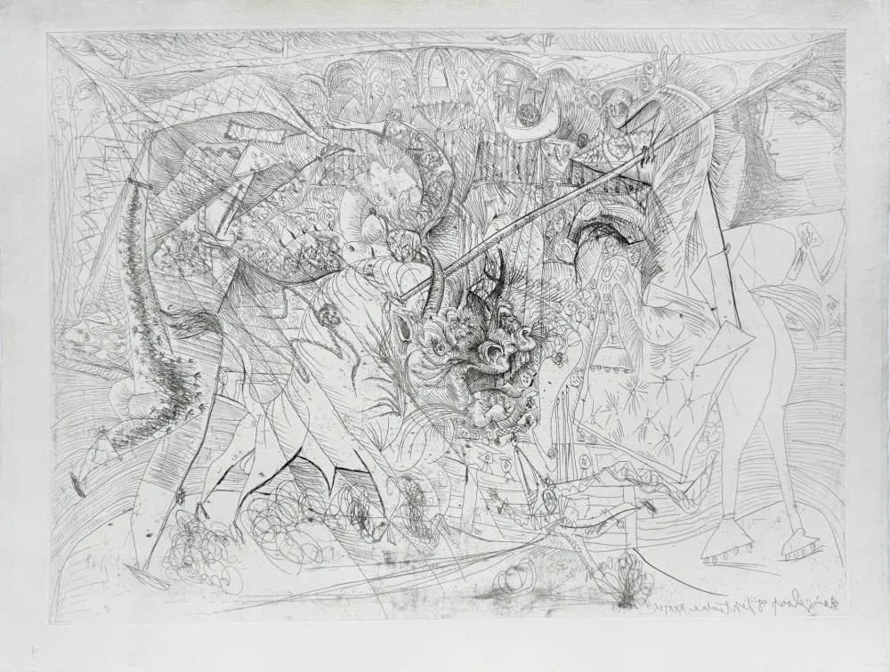Aguafuerte Picasso - La Grande Corrida