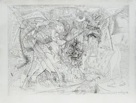 Aguafuerte Picasso - La Grande Corrida