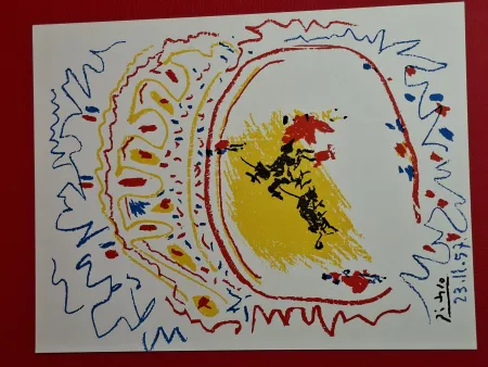 Litografía Picasso - La Petite Corrida 1957