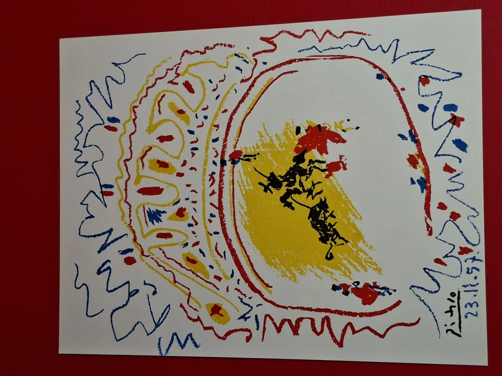 Litografía Picasso - La Petite Corrida 1957