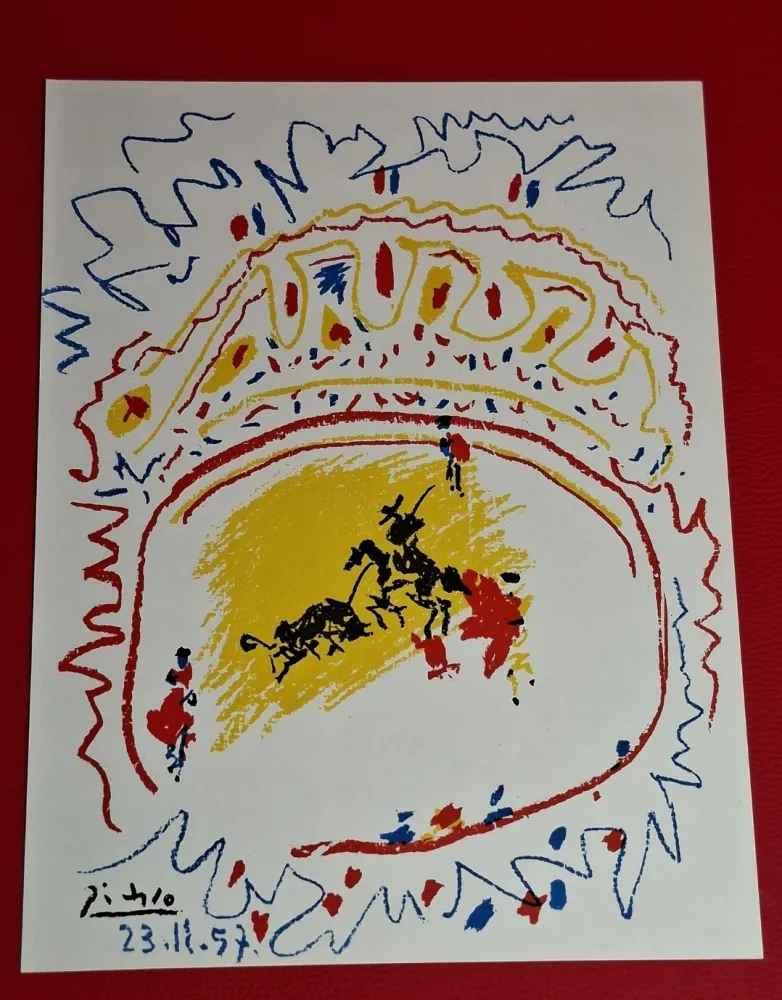 Litografía Picasso - La Petite Corrida 1957