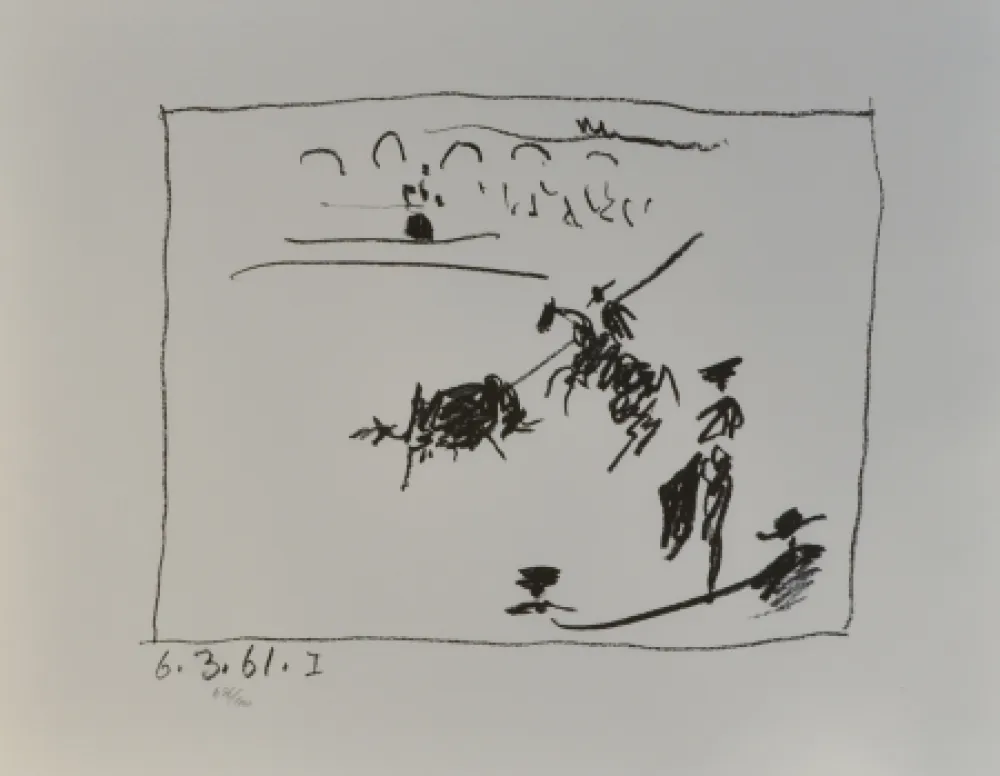 Litografía Picasso - La Pique