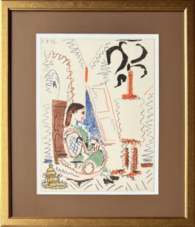 Litografía Picasso - L'atelier de Cannes (The Cannes Studio)