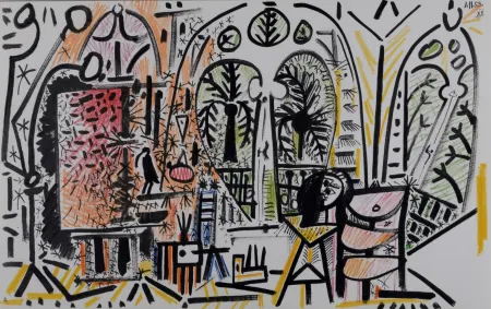 Litografía Picasso - L'Atelier de La Californie #3, 1959