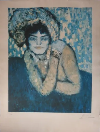 Litografía Picasso - L'attente / The wait (Barcelone Suite)