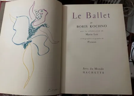 Litografía Picasso - Le Ballet/Ballerina-Boris Kokhno 