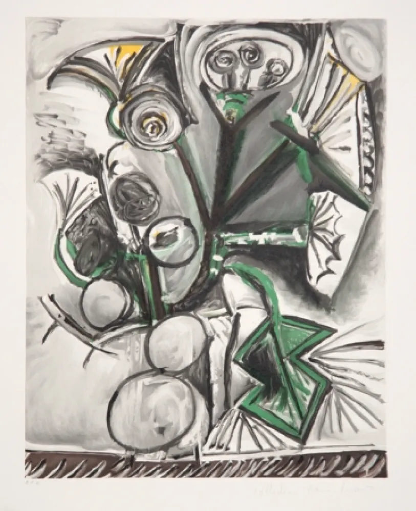 Litografía Picasso - Le Bouquet