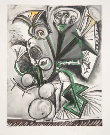 Litografía Picasso - Le Bouquet