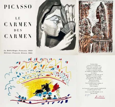 Aguatinta Picasso - Le Carmen des Carmen