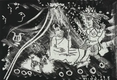 Aguafuerte Y Aguatinta Picasso - Le Cocu Magnifique