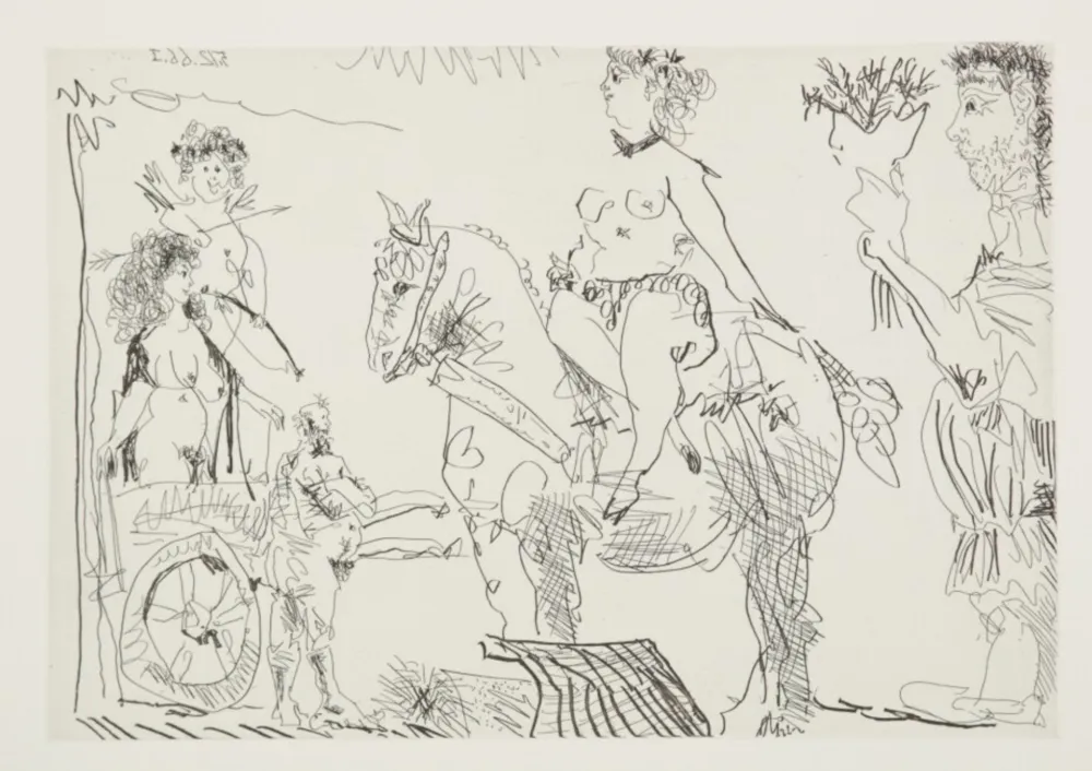 Grabado Picasso - Le Cocu magnifique