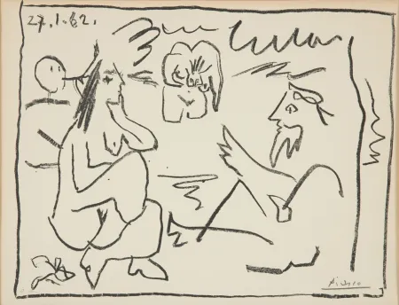 Litografía Picasso - Le Déjeuner sur l’herbe (Les Déjeuners) Épreuves d’Artiste