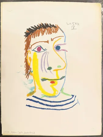 Litografía Picasso - Le goût du bonheur. Trois carnets d`atelier. 1970.