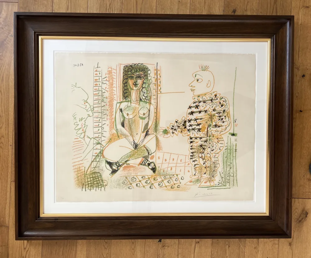 Litografía Picasso - Le Peintre et son Modèle