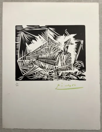 Libro Ilustrado Picasso - LE PIGEONNEAU. Linogravure pour 