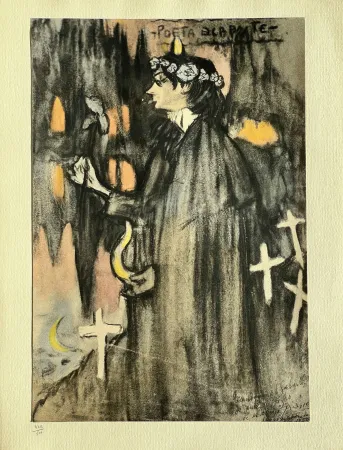 Litografía Picasso - Le Poete Decadent