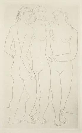 Aguafuerte Picasso - Le Trois Graces II