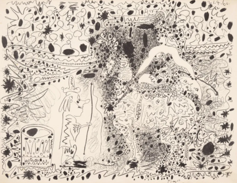 Litografía Picasso - L'Ecuyère