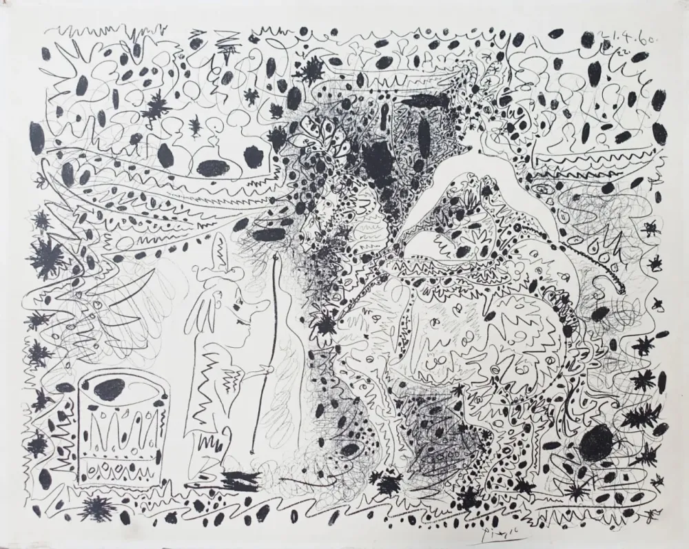 Litografía Picasso - L’Écuyère (The Horsewoman)