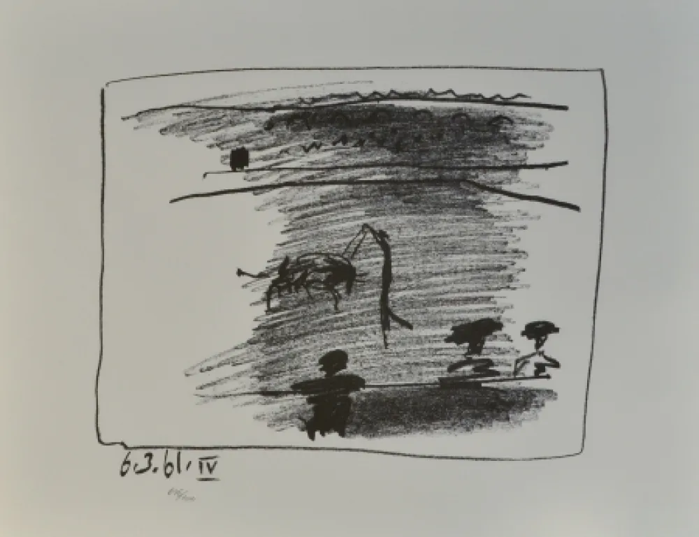 Litografía Picasso - Les Banderilles