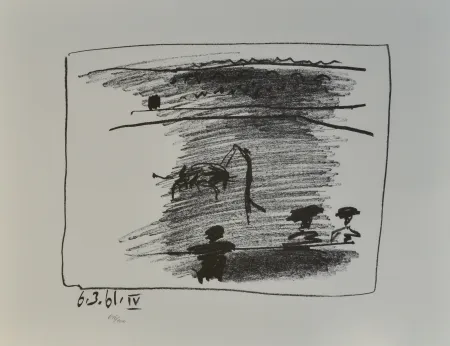 Litografía Picasso - Les Banderilles