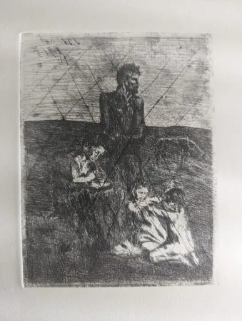 Grabado Picasso - Les pauvres