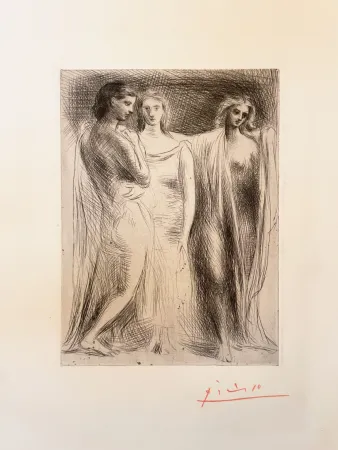Punta Seca Picasso - Les Trois Femmes (The Three Women)