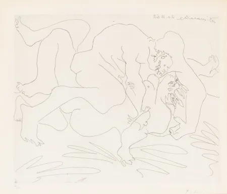 Grabado Picasso - L'Etreinte