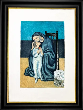 Aguafuerte Y Aguatinta Picasso - Maternité